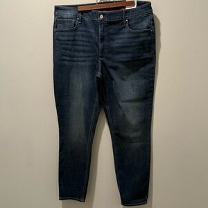 White House Black Market Dark Blue Skinny Jeans